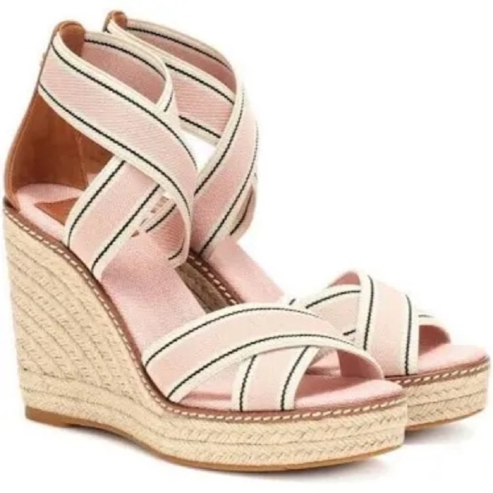 Tory Burch Frieda Espadrille Stretch Sandals